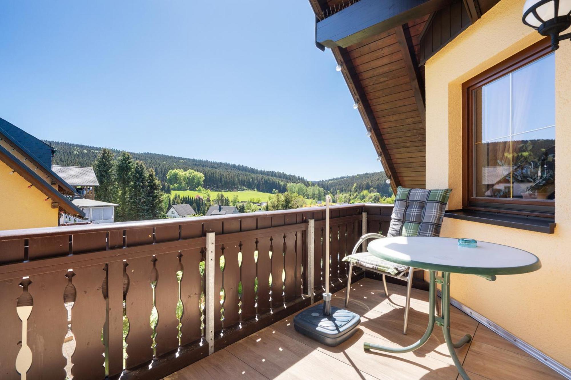 Pension Bergblick Marienberg Exteriér fotografie