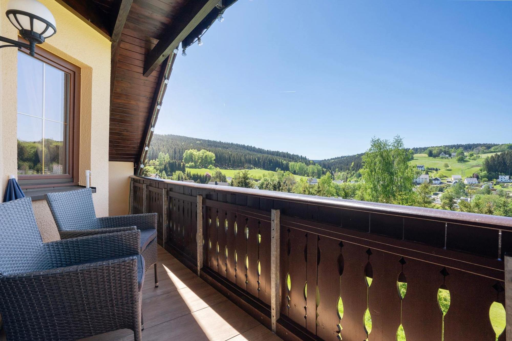 Pension Bergblick Marienberg Exteriér fotografie
